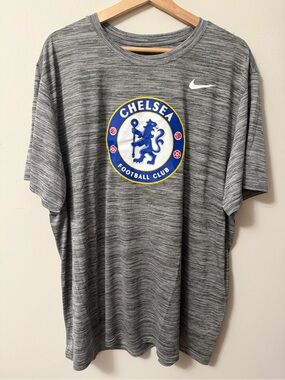 Nike Grey Chelsea FC Short Sleeve Performance Tee